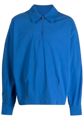 SONGZIO Dart half-zip shirt - Blue