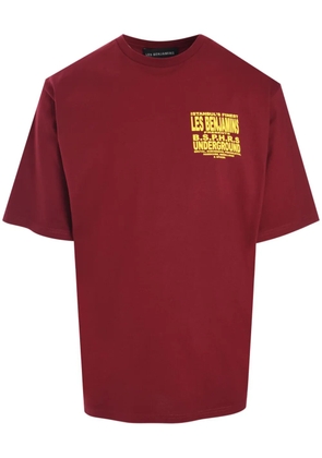 Les Benjamins graphic-print T-shirt - Red