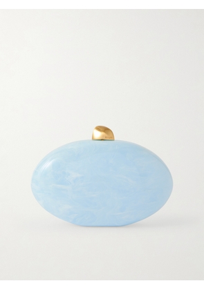 Cult Gaia - Eviana Marbled Acrylic Clutch - Blue - One size