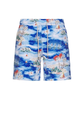 Fair Harbor The Bayberry Swim Trunks in Blue. Size L. Also in S.