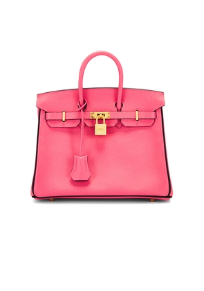 FWRD Renew Hermes Epsom Birkin 25 Handbag in Pink.