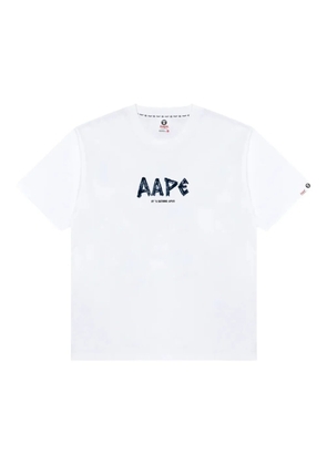 AAPE BY *A BATHING APE® AAPE logo-print T-shirt - White