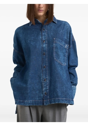ICON DENIM Rena star-detail shirt - Blue