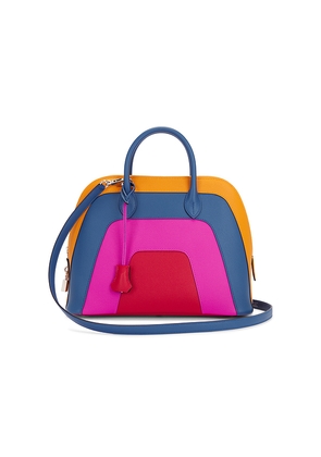 FWRD Renew Hermes Epsom Bolide 1923 30 Handbag in Fuchsia,Orange.