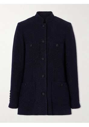LIBEROWE - Raja Metallic Wool-blend Bouclé-tweed Jacket - Blue - x small,small,medium,large,x large