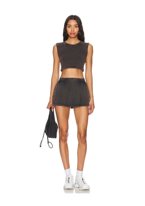 Free People X FP Movement Hot Shot Skort Set in Black. Size M. Also in L, XL.
