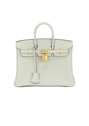FWRD Renew Hermes Clemence Birkin 25 Handbag in Mint.