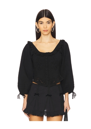For Love & Lemons Harlow Top in Black. Size M. Also in S.