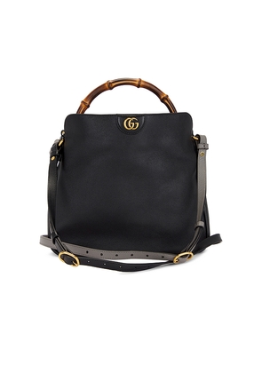 FWRD Renew Gucci Diana Handbag in Black.