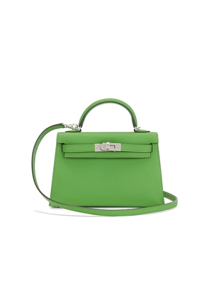 FWRD Renew Hermes Epsom Kelly 20 Handbag in Green.