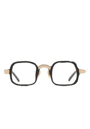 Masahiro Maruyama geometric-frame glasses - Black