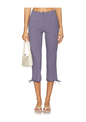 Free People Feeling Flirty Slim Capri Pant in Mauve. Size 0. Also in 10, 12.