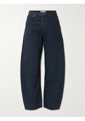 AGOLDE - Luna Pieced High-waist Tapered Jeans - Blue - 23,24,25,26,27,28,29,30,31,32