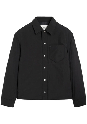 AMI Paris Ami de Coeur padded overshirt - Black
