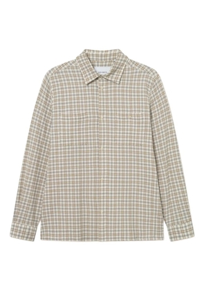 Les Deux checked chest-pocket shirt - Green