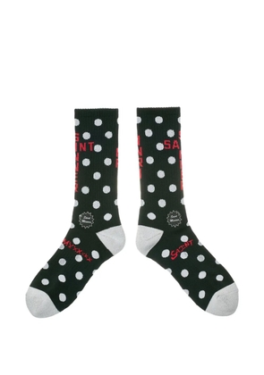 SAINT MXXXXXX polka-dot socks - Black