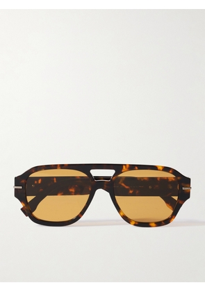 Fendi Eyewear - Fendigraphy Aviator-style Tortoiseshell Acetate Sunglasses - One size