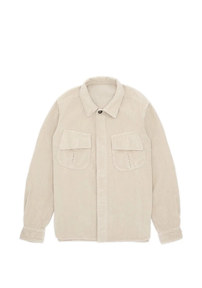 Fortela Short corduroy pocket overshirt - Neutrals
