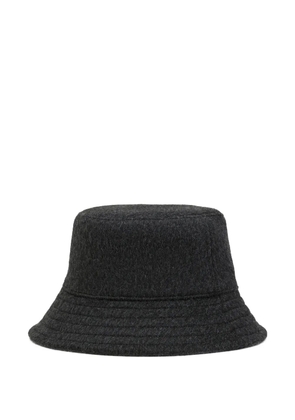AMI Paris Ami De Coeur embossed wool bucket hat - Grey