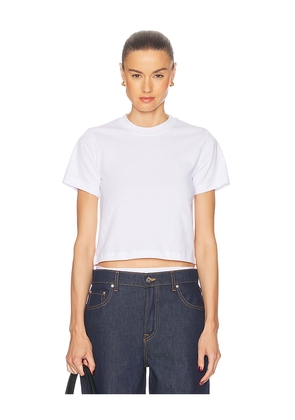 GRLFRND Boy Tee in White. Size S. Also in XS.