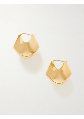 KHAITE - Lotus Medium Gold-plated Hoop Earrings - One size