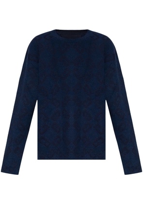 Givenchy monogram-pattern jumper - Blue