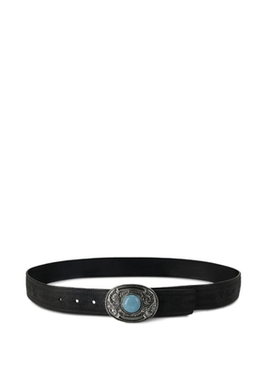 Fortela Culver stone-detail belt - Black