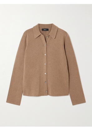 Theory - Cashmere And Wool-blend Cardigan - Neutrals - x small,small,medium,large