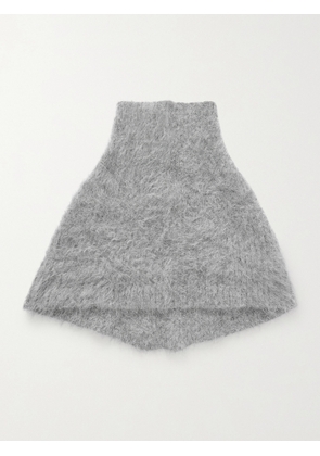 TOTEME - Alpaca-blend Neck Warmer - Gray - One size