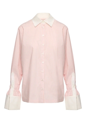 V:PM ATELIER Ginny striped shirt - Pink