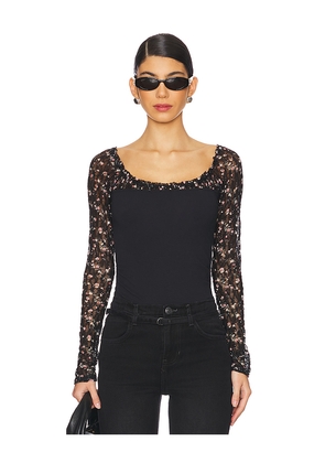 Free People Josie Long Sleeve Top in Black. Size S. Also in XS.