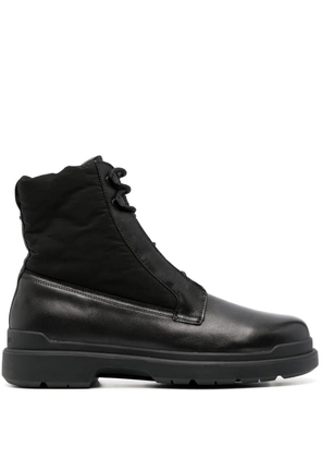 Calvin Klein padded-panel lace-up boots - Black