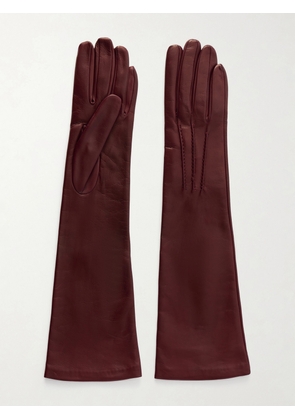 Nour Hammour - Leather Gloves - Burgundy - S,M,L