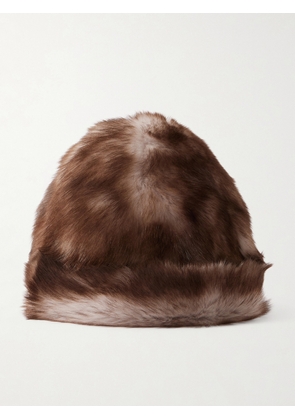 Nour Hammour - Louve Shearling Beanie - Brown - P/S,M/L,L