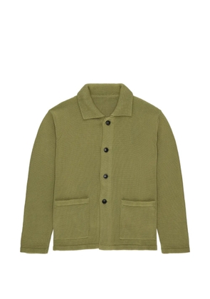 Fortela Beta buttoned cotton cardigan - Green
