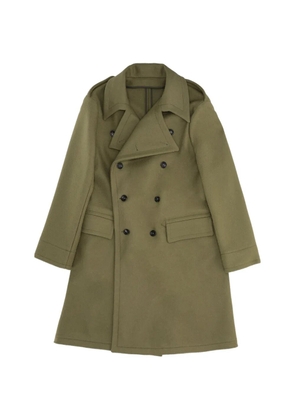 Fortela Winston double-breasted coat - Green
