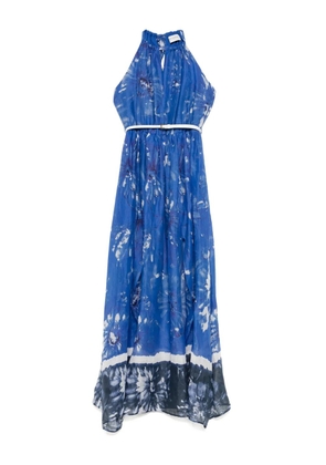 ERMANNO FIRENZE floral-print maxi dress - Blue