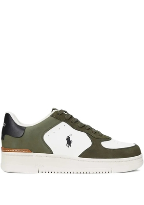 Polo Ralph Lauren Masters Court contrasting-panel sneakers - Green