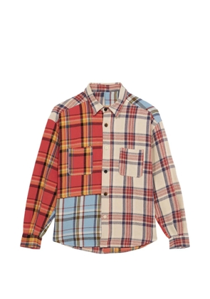 Fortela Rosebowl patchwork shirt - Red