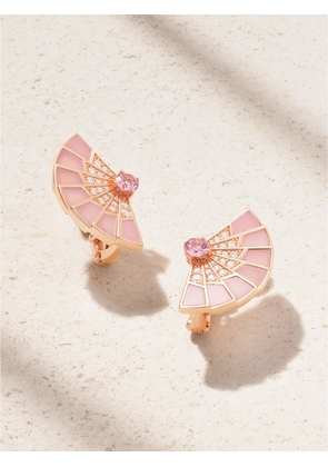 Garrard - Fanfare Symphony 18-karat Rose Gold Multi-stone Earrings - One size