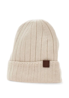 Eleventy ribbed cashmere beanie - Neutrals