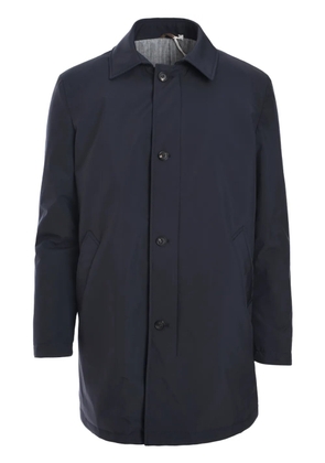 Borrelli single-breasted coat - Blue