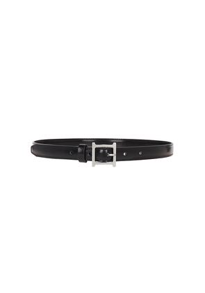 Helsa Logo Mini Waist Belt in Black. Size L. Also in XL.