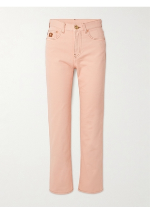 BLAZÉ Milano - Clapotis Paso Cropped High-rise Straight-fit Jeans - Pink - 00,1,2,3,4