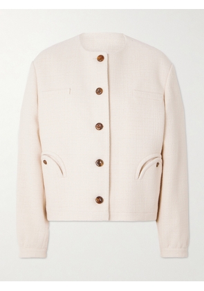 BLAZÉ Milano - Missy Gliss Cotton-blend Tweed Jacket - Cream - 00,1,2,3,4