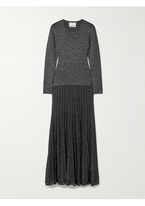 Isabel Marant - Guetty Pleated Metallic-knit Midi Dress - FR 34,FR 36,FR 38,FR 40,FR 42,FR 44