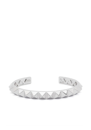 Eddie Borgo large Pyramid cuff - Silver