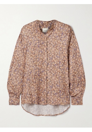 MARANT ÉTOILE - Harlow Floral-print Crepe Blouse - Brown - FR 34,FR 36,FR 38,FR 40,FR 42,FR 44