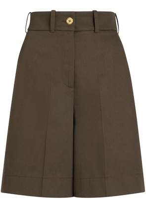 Patou gabardine bermuda shorts - Green