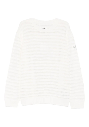 MM6 Maison Margiela crewneck sweater - White